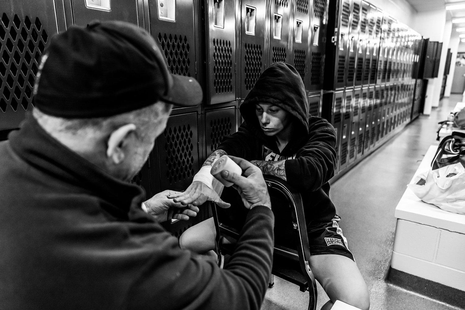 Fight night entrance